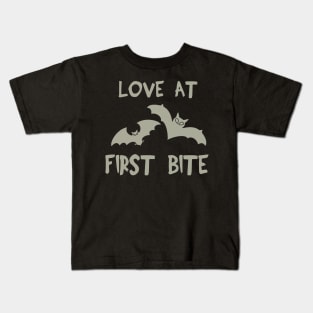 Love At First Bite Halloween Kids T-Shirt